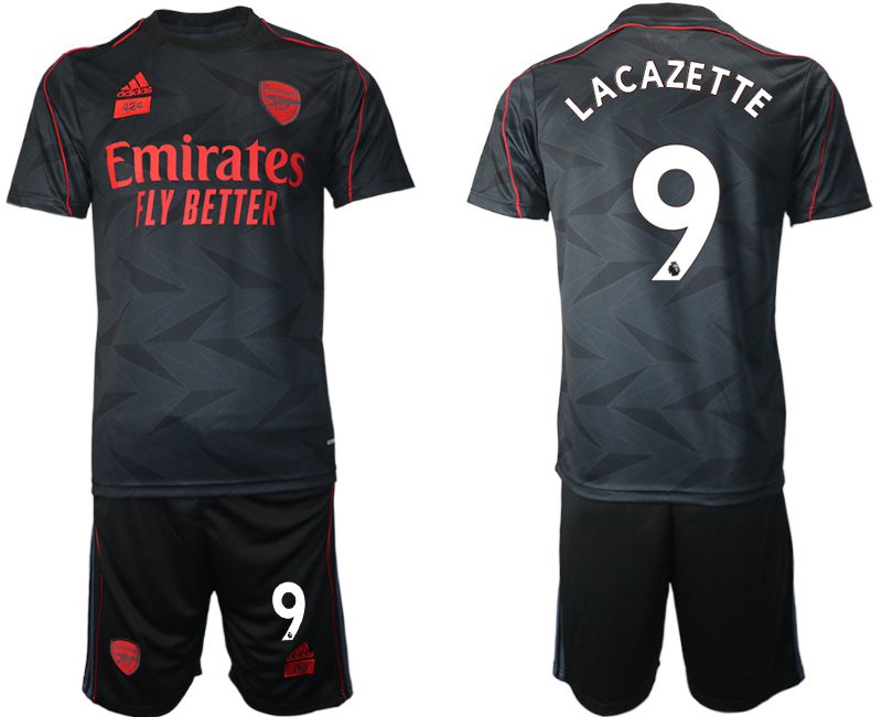 Men 2020-2021 Club Arsenal commemorative edition black #9 Adidas Soccer Jersey